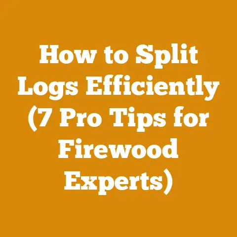 How to Split Logs Efficiently (7 Pro Tips for Firewood Experts)