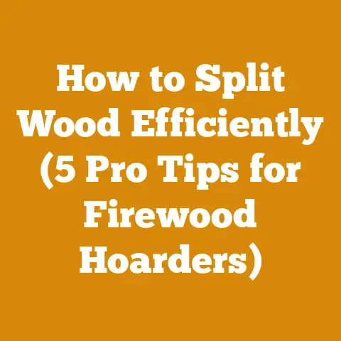 How to Split Wood Efficiently (5 Pro Tips for Firewood Hoarders)