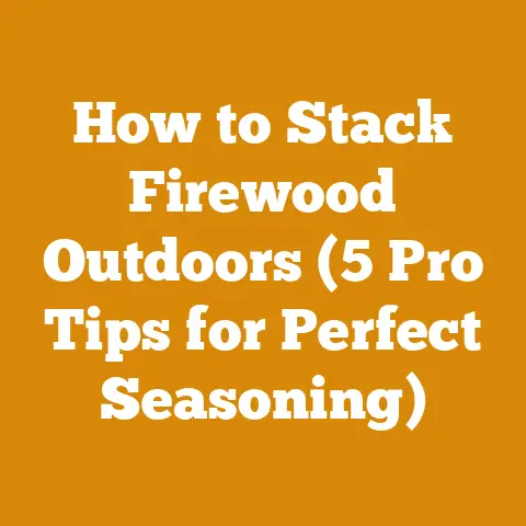 How to Stack Firewood Outdoors (5 Pro Tips for Perfect Seasoning)