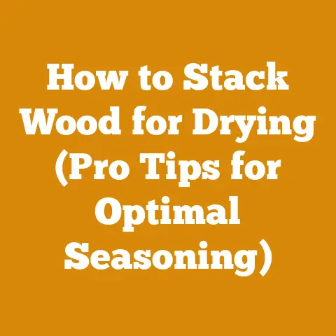 How to Stack Wood for Drying (Pro Tips for Optimal Seasoning)