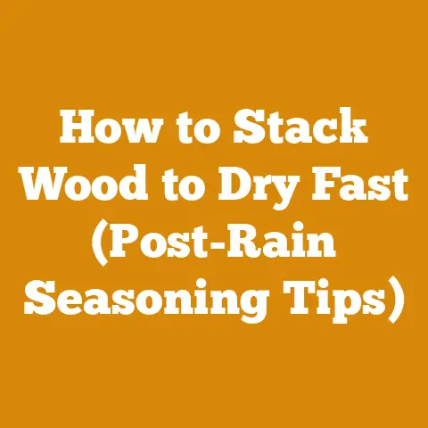 How to Stack Wood to Dry Fast (Post-Rain Seasoning Tips)