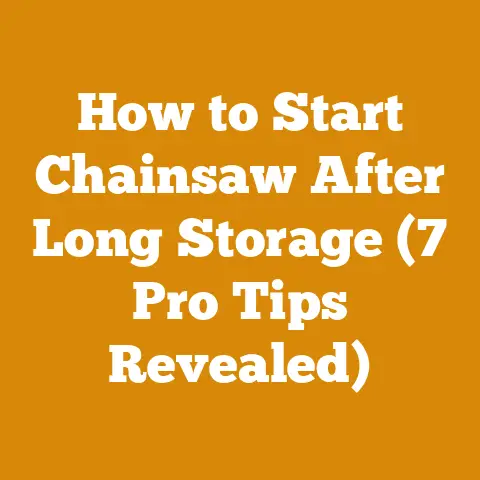 How to Start Chainsaw After Long Storage (7 Pro Tips Revealed)