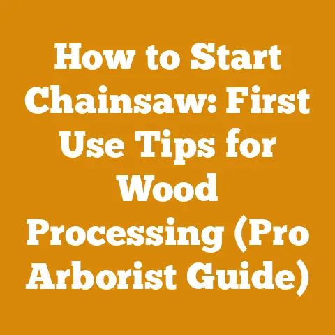 How to Start Chainsaw: First Use Tips for Wood Processing (Pro Arborist Guide)