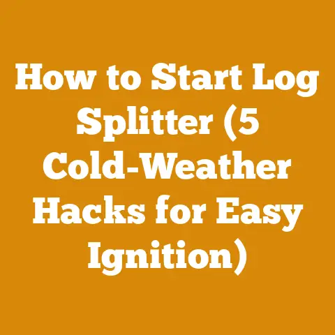 How to Start Log Splitter (5 Cold-Weather Hacks for Easy Ignition)