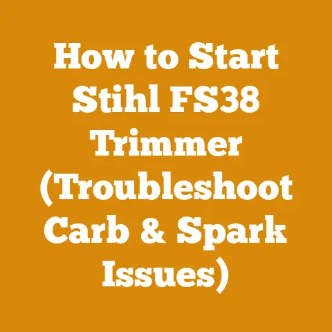 How to Start Stihl FS38 Trimmer (Troubleshoot Carb & Spark Issues)