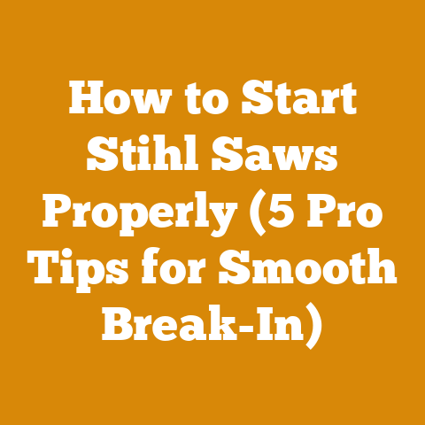 How to Start Stihl Saws Properly (5 Pro Tips for Smooth Break-In)