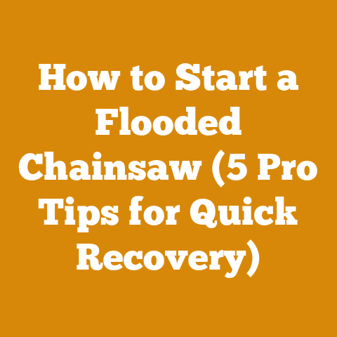 How to Start a Flooded Chainsaw (5 Pro Tips for Quick Recovery)