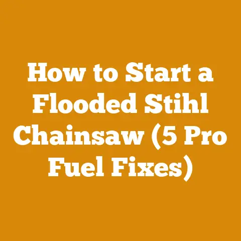 How to Start a Flooded Stihl Chainsaw (5 Pro Fuel Fixes)
