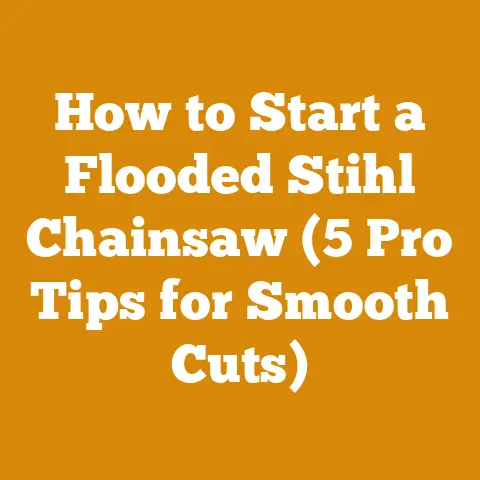 How to Start a Flooded Stihl Chainsaw (5 Pro Tips for Smooth Cuts)
