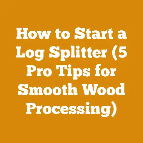 How to Start a Log Splitter (5 Pro Tips for Smooth Wood Processing)