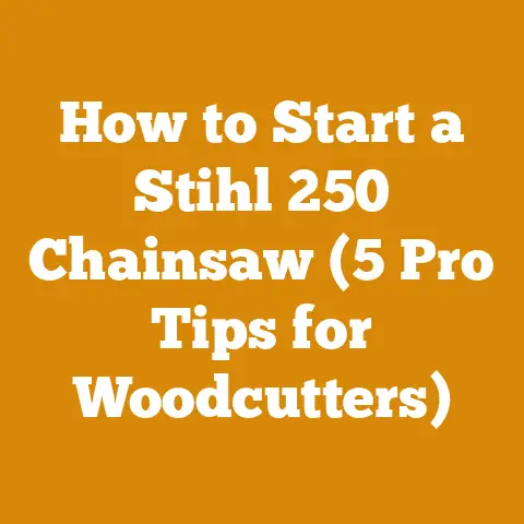 How to Start a Stihl 250 Chainsaw (5 Pro Tips for Woodcutters)