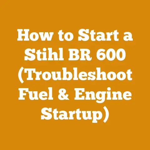 How to Start a Stihl BR 600 (Troubleshoot Fuel & Engine Startup)