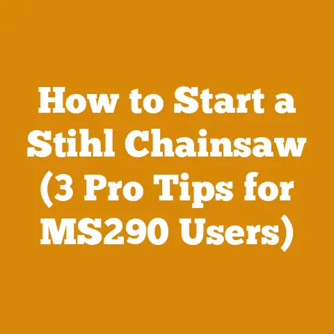 How to Start a Stihl Chainsaw (3 Pro Tips for MS290 Users)