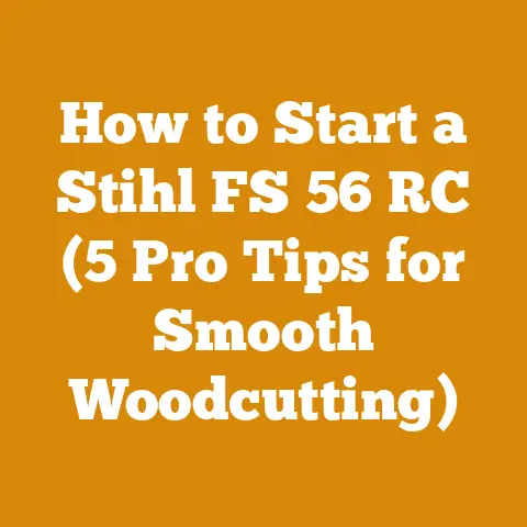 How to Start a Stihl FS 56 RC (5 Pro Tips for Smooth Woodcutting)