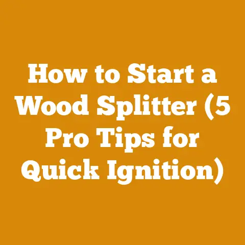 How to Start a Wood Splitter (5 Pro Tips for Quick Ignition)