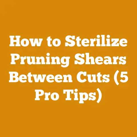 How to Sterilize Pruning Shears Between Cuts (5 Pro Tips)