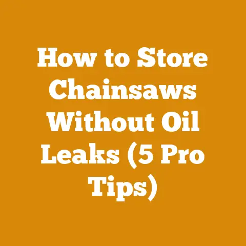 How to Store Chainsaws Without Oil Leaks (5 Pro Tips)