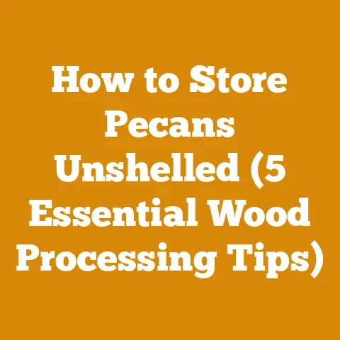 How to Store Pecans Unshelled (5 Essential Wood Processing Tips)