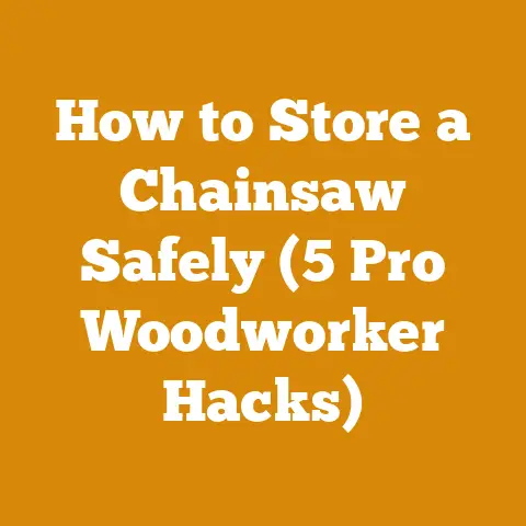 How to Store a Chainsaw Safely (5 Pro Woodworker Hacks)
