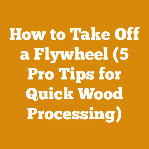 How to Take Off a Flywheel (5 Pro Tips for Quick Wood Processing)