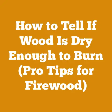 How to Tell If Wood Is Dry Enough to Burn (Pro Tips for Firewood)