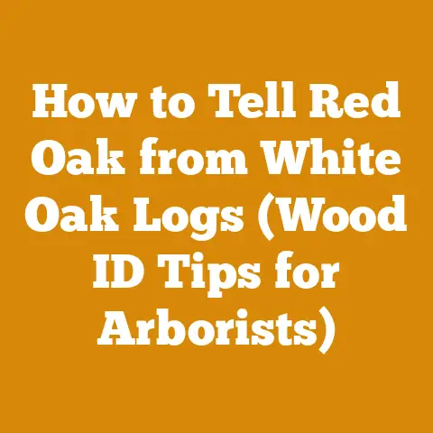 How to Tell Red Oak from White Oak Logs (Wood ID Tips for Arborists)