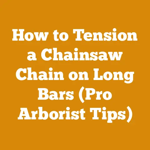 How to Tension a Chainsaw Chain on Long Bars (Pro Arborist Tips)