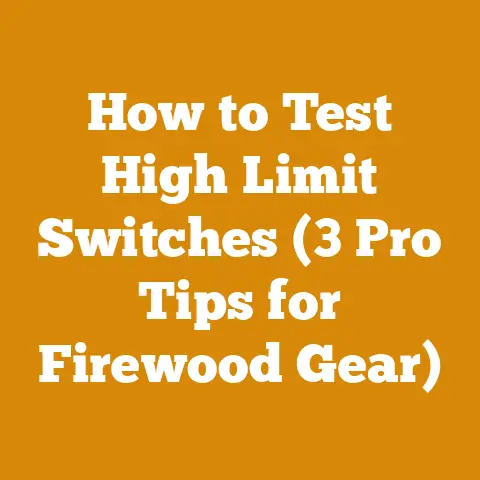 How to Test High Limit Switches (3 Pro Tips for Firewood Gear)