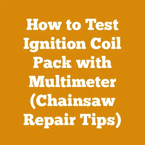 How to Test Ignition Coil Pack with Multimeter (Chainsaw Repair Tips)