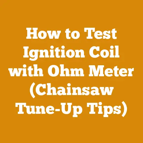How to Test Ignition Coil with Ohm Meter (Chainsaw Tune-Up Tips)