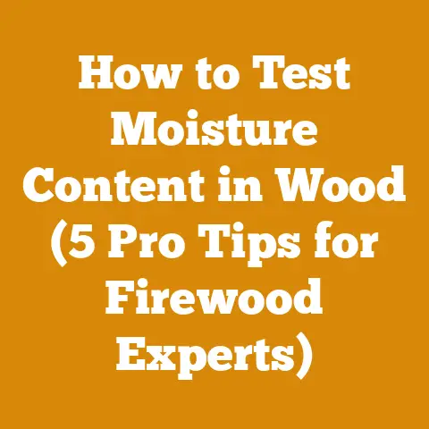 How to Test Moisture Content in Wood (5 Pro Tips for Firewood Experts)
