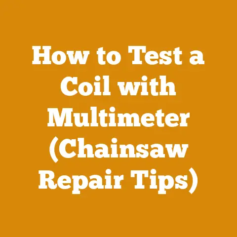 How to Test a Coil with Multimeter (Chainsaw Repair Tips)