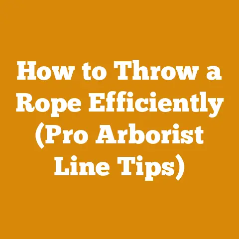 How to Throw a Rope Efficiently (Pro Arborist Line Tips)