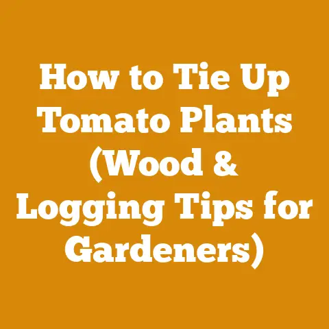 How to Tie Up Tomato Plants (Wood & Logging Tips for Gardeners)
