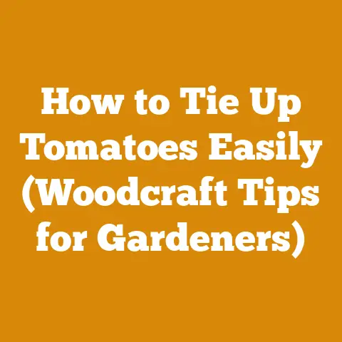 How to Tie Up Tomatoes Easily (Woodcraft Tips for Gardeners)