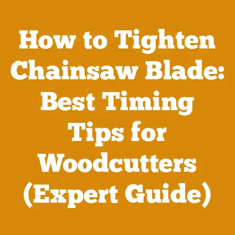 How to Tighten Chainsaw Blade: Best Timing Tips for Woodcutters (Expert Guide)