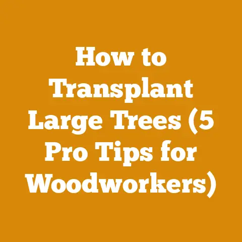 How to Transplant Large Trees (5 Pro Tips for Woodworkers)