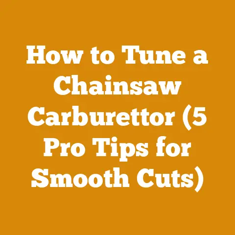 How to Tune a Chainsaw Carburettor (5 Pro Tips for Smooth Cuts)
