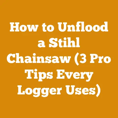 How to Unflood a Stihl Chainsaw (3 Pro Tips Every Logger Uses)