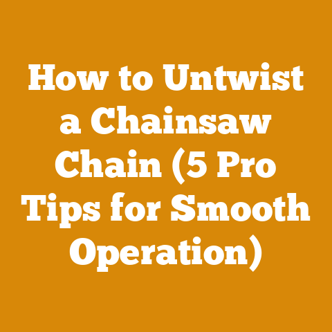 How to Untwist a Chainsaw Chain (5 Pro Tips for Smooth Operation)