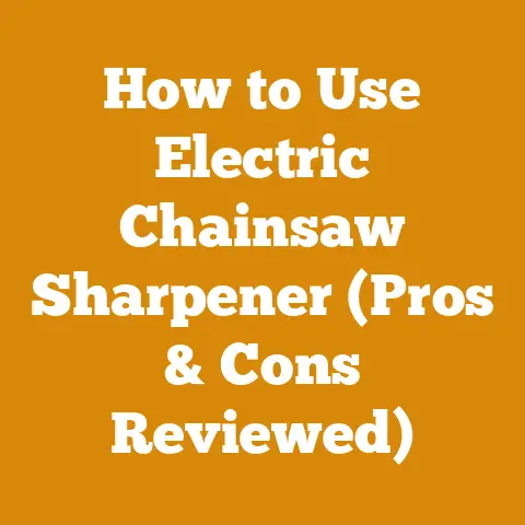 How to Use Electric Chainsaw Sharpener (Pros & Cons Reviewed)