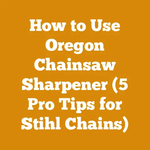How to Use Oregon Chainsaw Sharpener (5 Pro Tips for Stihl Chains)
