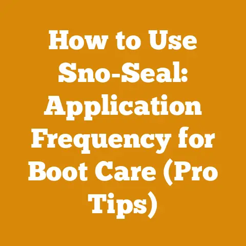 How to Use Sno-Seal: Application Frequency for Boot Care (Pro Tips)