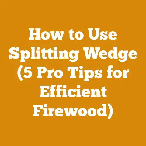 How to Use Splitting Wedge (5 Pro Tips for Efficient Firewood)