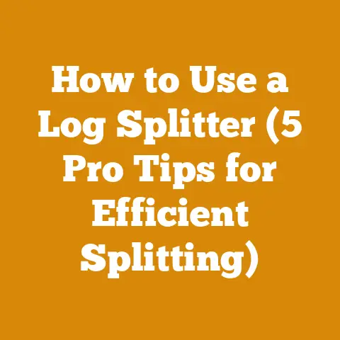 How to Use a Log Splitter (5 Pro Tips for Efficient Splitting)