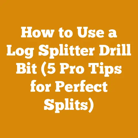 How to Use a Log Splitter Drill Bit (5 Pro Tips for Perfect Splits)