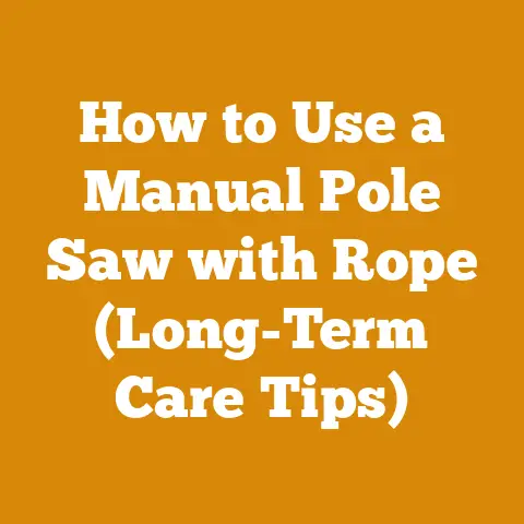 How to Use a Manual Pole Saw with Rope (Long-Term Care Tips)