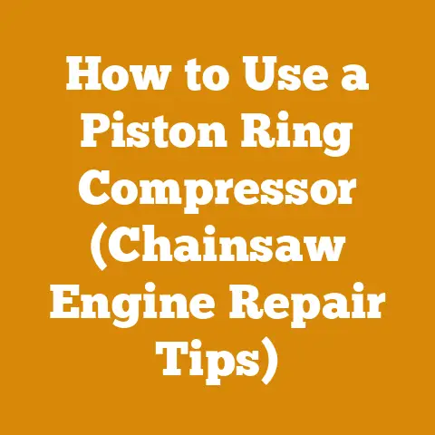 How to Use a Piston Ring Compressor (Chainsaw Engine Repair Tips)