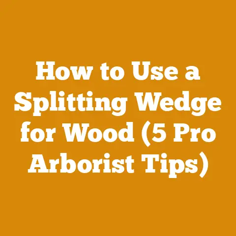 How to Use a Splitting Wedge for Wood (5 Pro Arborist Tips)