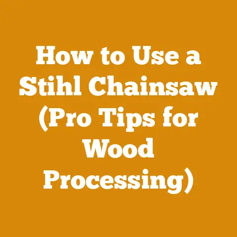 How to Use a Stihl Chainsaw (Pro Tips for Wood Processing)
